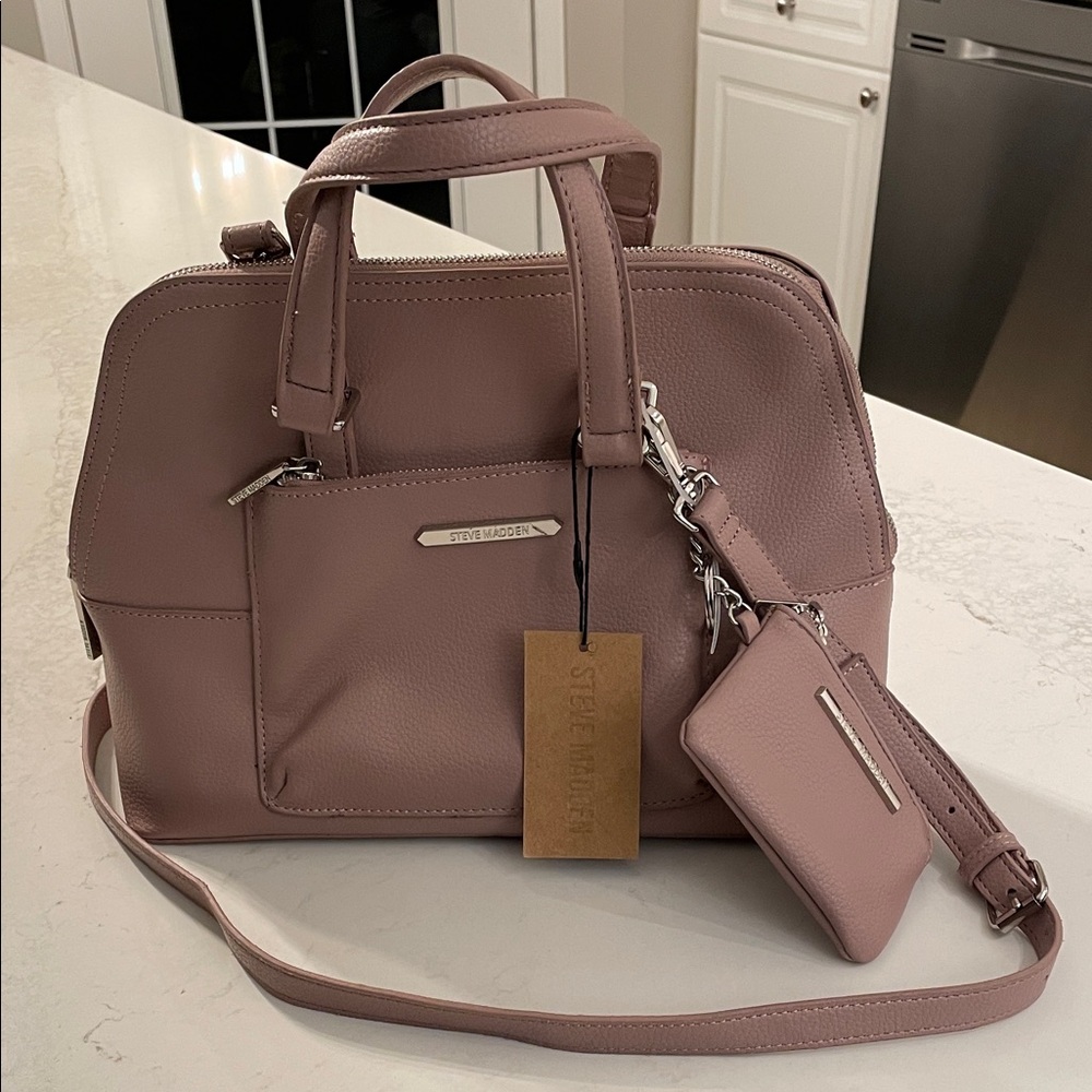 Steve Madden BBlair Mauve Satchel Bag